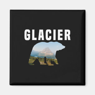 Nature Summer Vacation Glacier National Park  Magnet