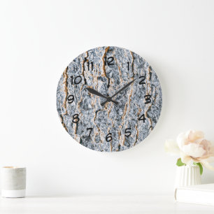 Nature Texture Large Clock