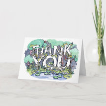 Nature Thank You Card