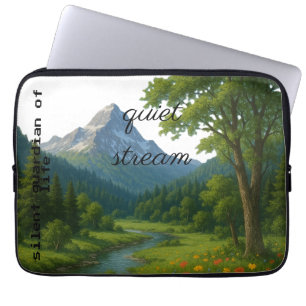 Nature, the silent guardian of life. laptop sleeve