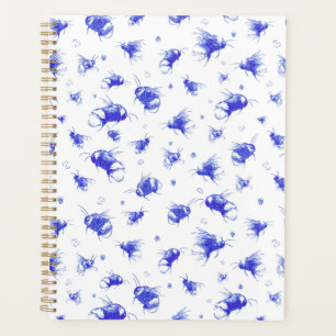 Nature-Themed Organizer Blue Bee Design Planner