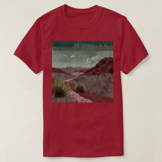 Nature themed vintage collage T-shirt