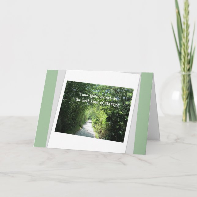 Nature Therapy Encouragement Card (Front)