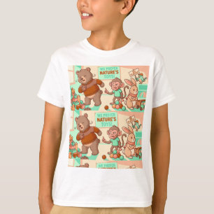 Nature Toys Club – Kids Eco Animal T-Shirt