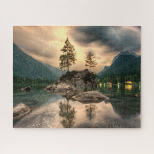 Nature Travels - Water Mountains Landscape Jigsaw Puzzle