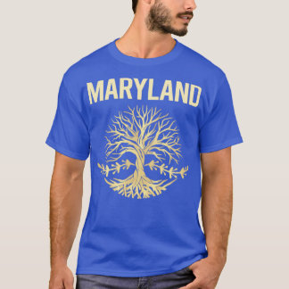 Nature Tree Of Life State Maryland T-Shirt