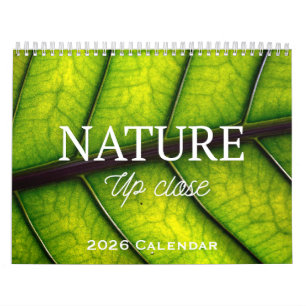 Nature Up Close 2026 Calendar