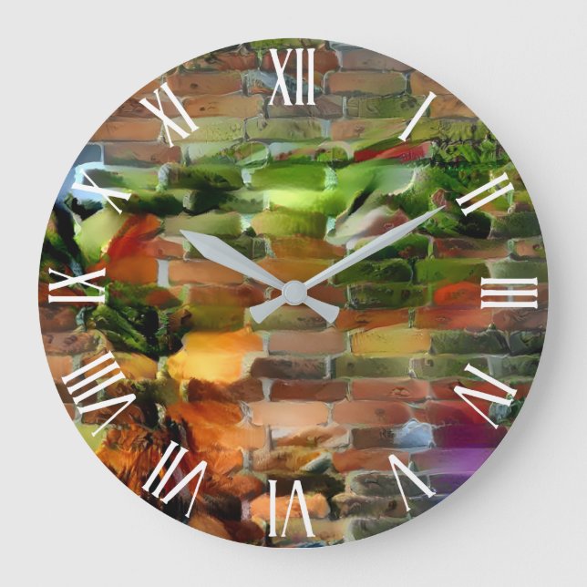 Nature Wall Art Dream Large Clock (Front)