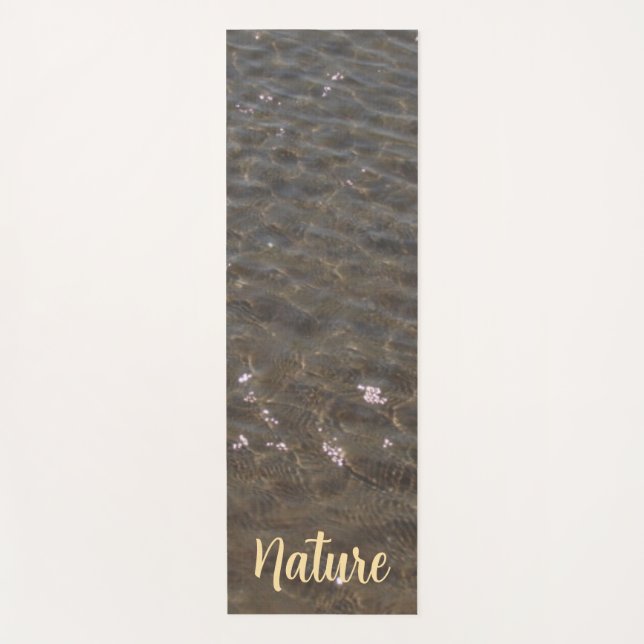 Nature watergolven  yoga mat (Front)