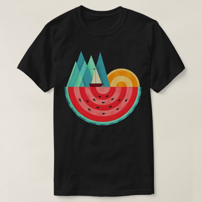 Nature Watermelon T-Shirt (Design Front)