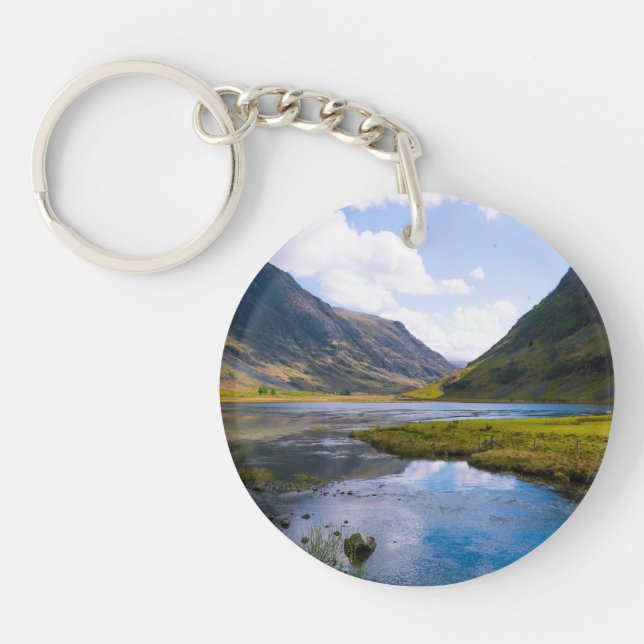 nature wiew,mountain key ring (Front)