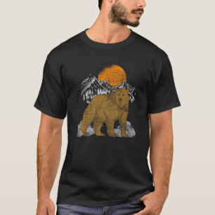 Nature Wildlife Brown Bear Forest Animal  Bear T-Shirt