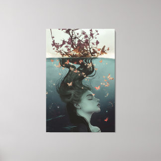 Nature Witch Canvas Print