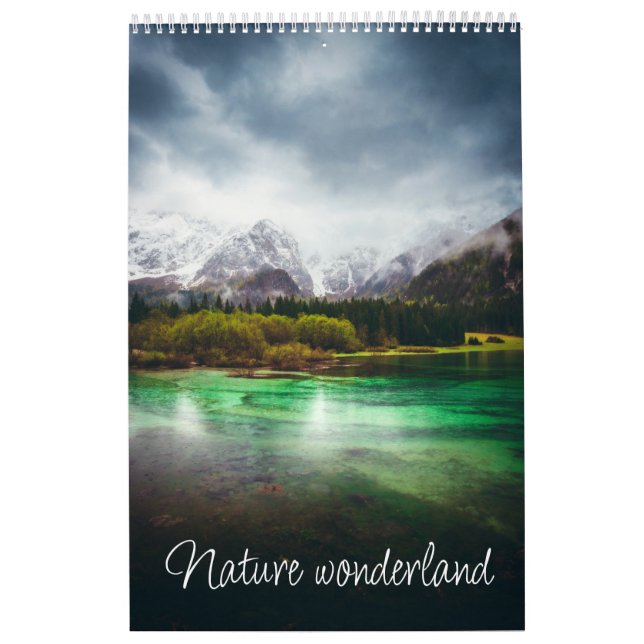 Nature wonderland v1 landscape photo calendar (Cover)