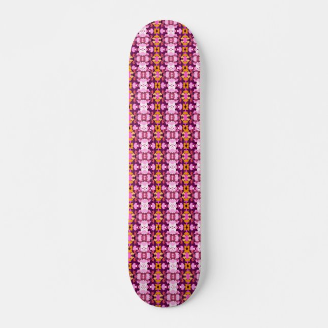 NATURES ART GARDEN FLOWERS SKATEBOARD (Front)