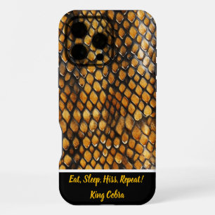 Nature's art in snakeskin patterns iPhone 16 pro max case
