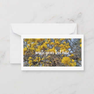 Nature's bloom card