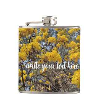 Nature's bloom hip flask