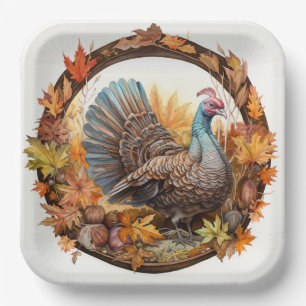 Nature's Bounty: Harvest Delights Paper Plate