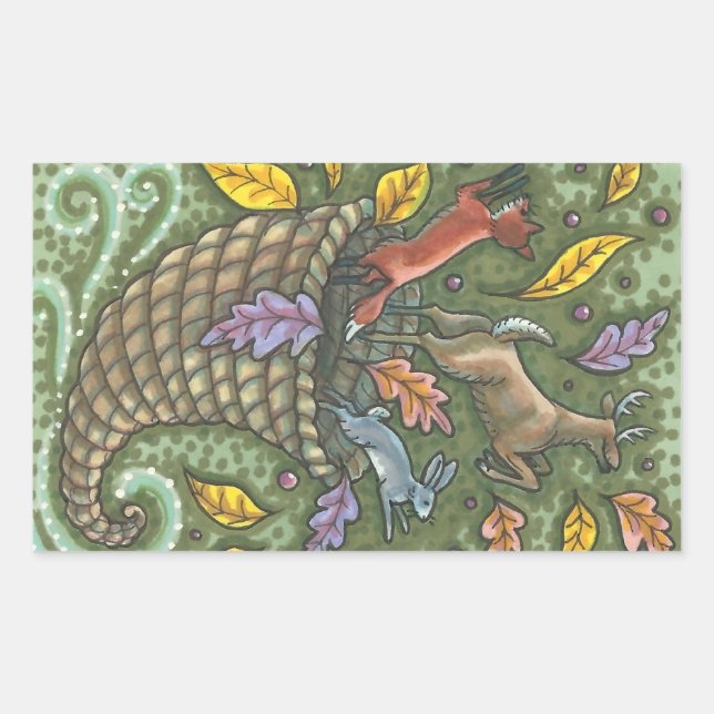 NATURE'S BOUNTY WILDLIFE CORNUCOPIA STICKERS Rec (Front)