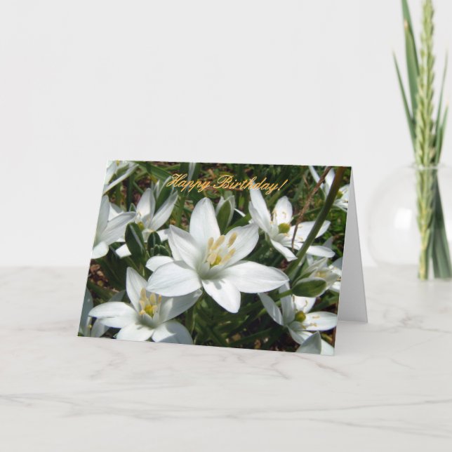 Nature's Bouquet | Happy Birthday! Card (Front)