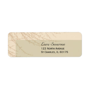 Nature's Branches Return Address Label