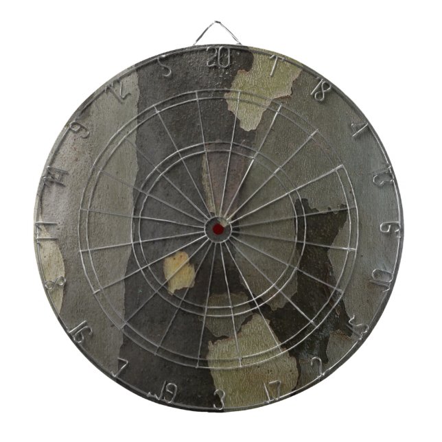 Nature's Camouflage Sycamore Bark Dart Board (Front)