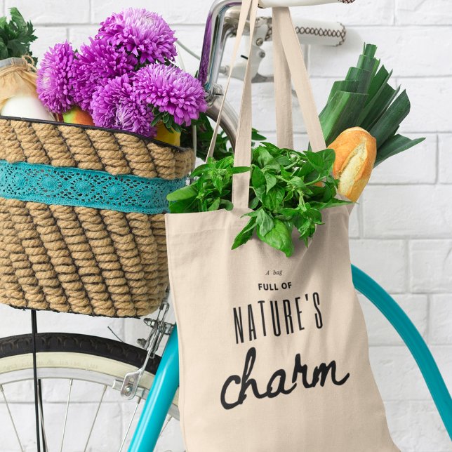 Nature's Charm Sustainability in Style Grocery Tote Bag (Shop now and carry nature's charm with every step!)