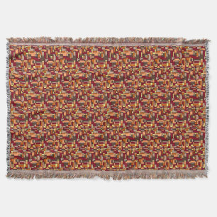 Nature's Colours Warm Earth Tone Throw Blanket