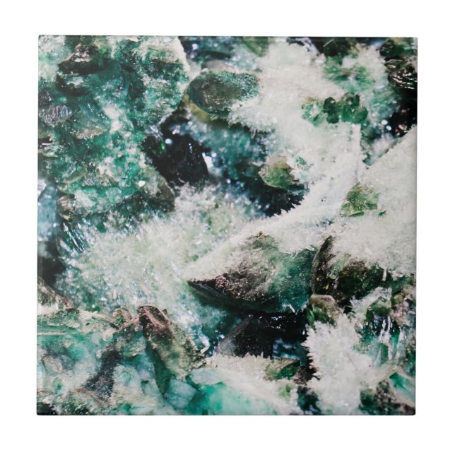 Natures Crystal Duet  Ceramic Tile (Front)