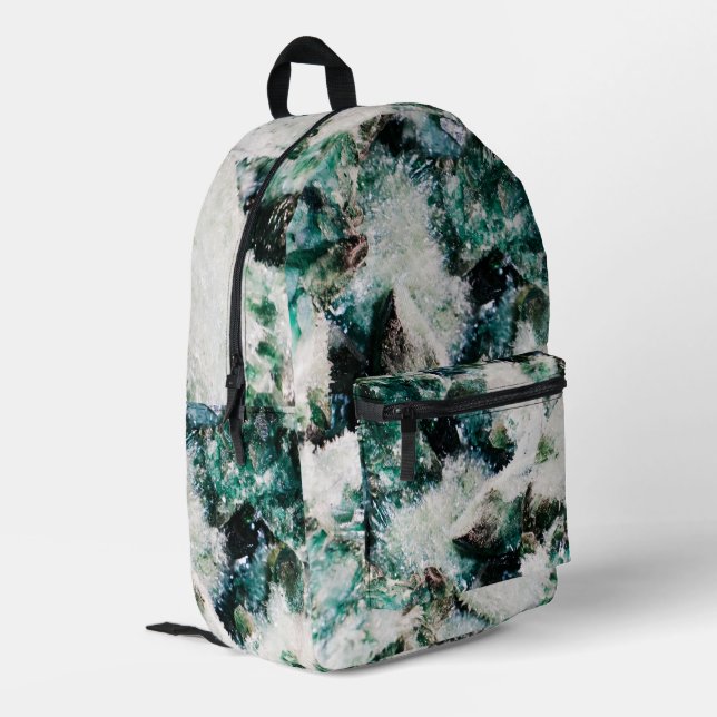 Natures Crystal Duet  Printed Backpack (Back Corner Left)