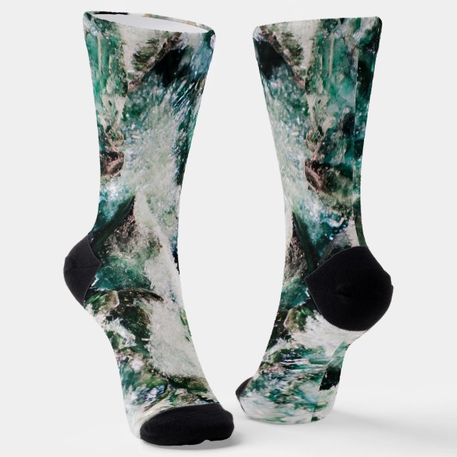 Natures Crystal Duet  Socks (Angled)