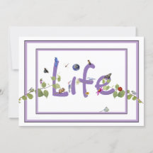 Nature's Delight-Baby shower: invitation