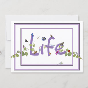 Nature's Delight-Baby shower: invitation