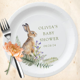 Nature's Delight Woodland Classic Rabbit Paper Plate