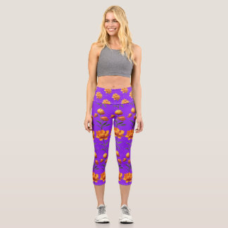 Nature's Elegance Capri Leggings