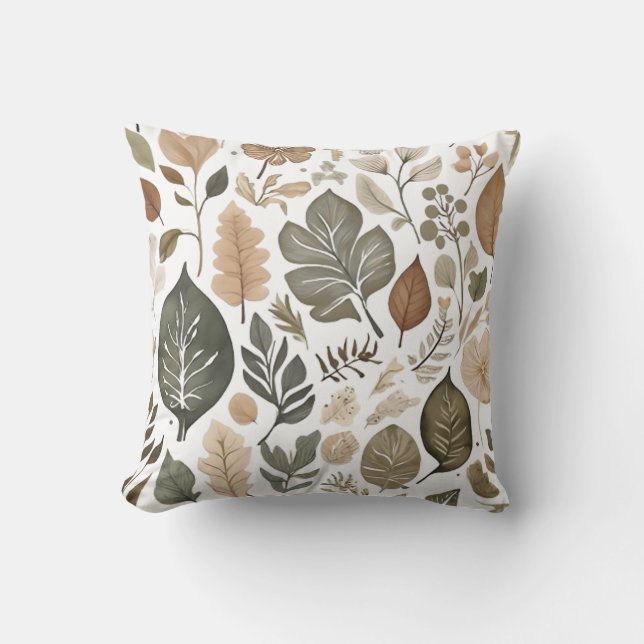 Nature's Embrace Biophilic Design Pillow (Front)