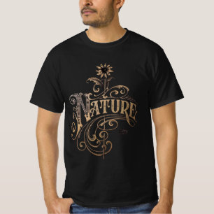 Nature's Embrace Flourishing Beauty Vintage Floral T-Shirt