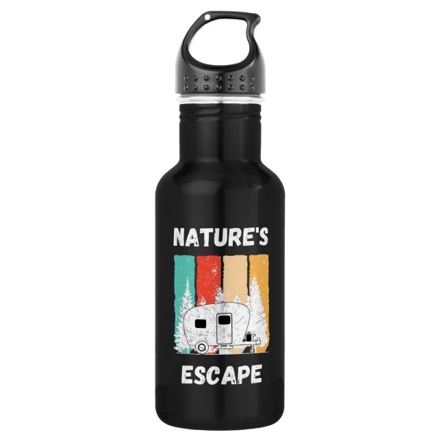 Nature's Escape - Campers Life 532 Ml Water Bottle (Front)
