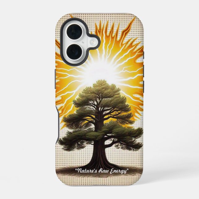 "Nature's Fury" iPhone 16 Case (Back)