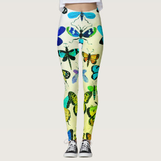 Nature's Grace Watercolor Butterfly Leggings