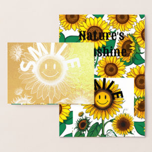 Nature's Happy Sunshine Foil Card