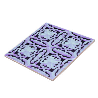 Nature's Hidden Geometry Abstract Geometric Ceramic Tile