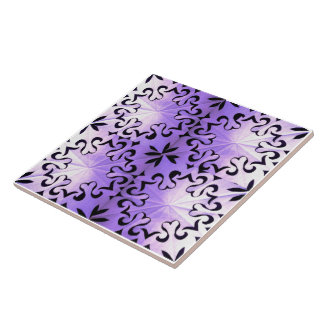 Nature's Hidden Geometry Abstract Geometric Ceramic Tile