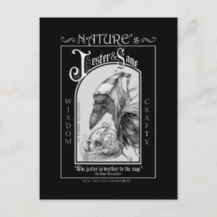 Nature's Jester and Sage Postcard