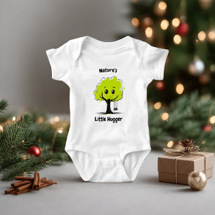 Nature's Little Hugger - Cute Tree Design Baby Bodysuit