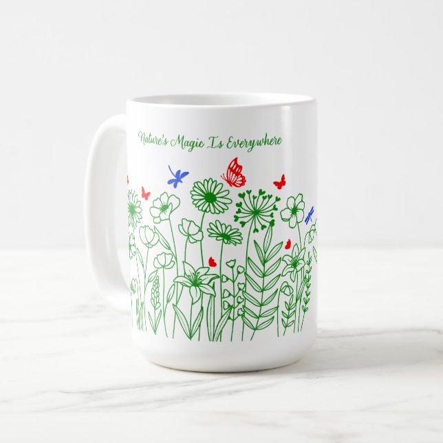 Nature's Magic is Everywhere Coffee Mug (Front Left)