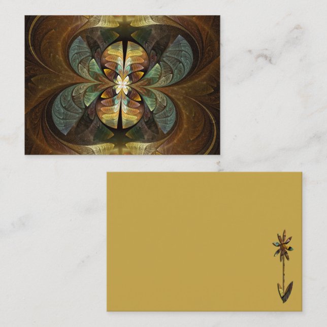 Natures Matrix Bumble Bee Abstract Business Card (Front/Back)