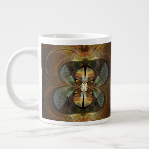 Natures Matrix Bumble Bee Abstract Large Coffee Mug