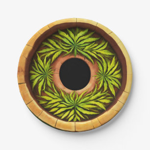 Nature's Palette: Designed Paper Plates